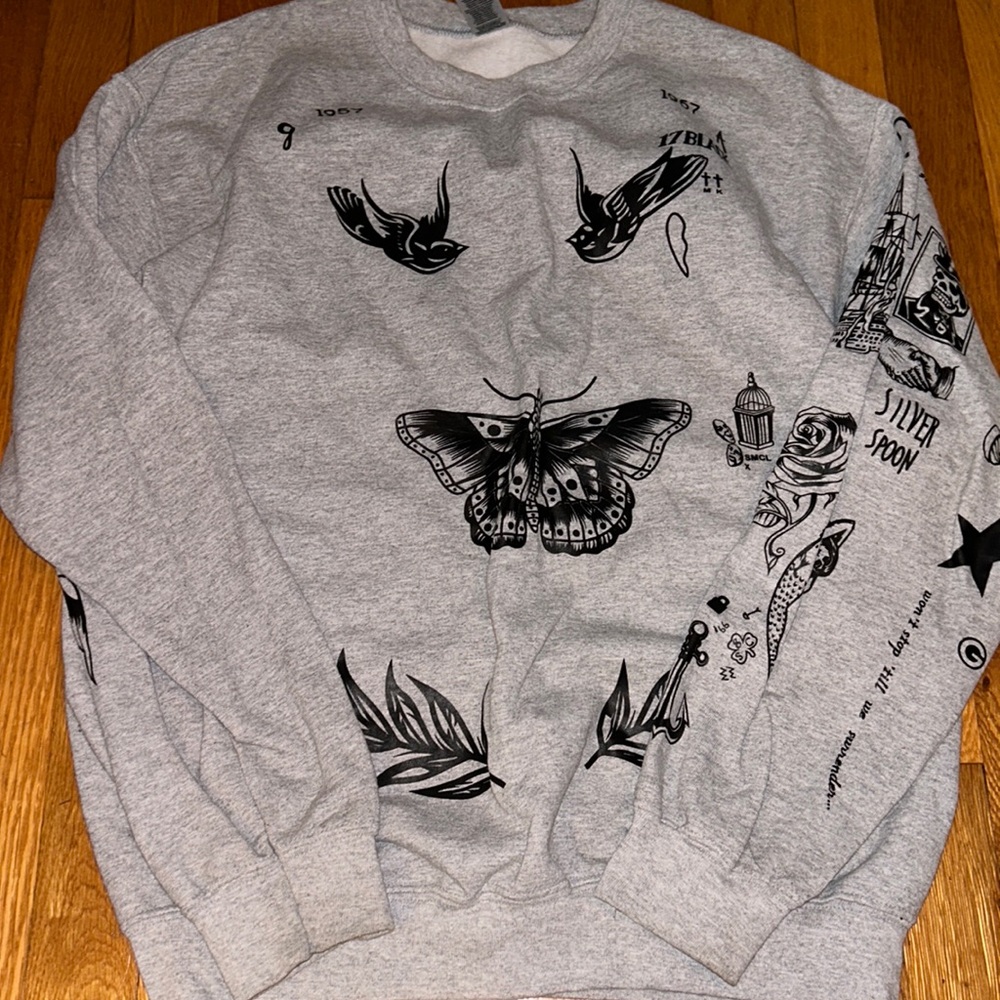 harry styles tattoo sweater